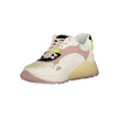 White Polyester Sneaker