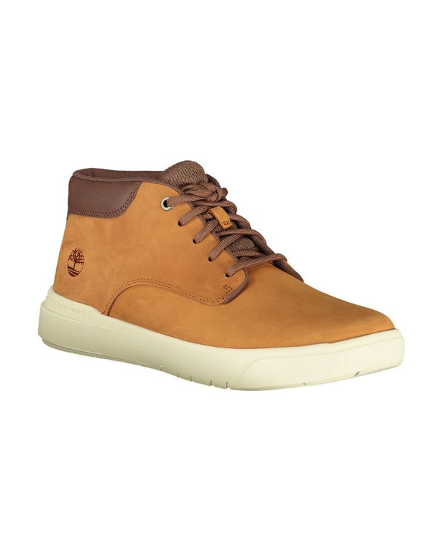 Brown Leather Men Sneaker