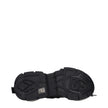 Black Fabric Athletic Sneakers