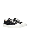 Black Fabric Low Tops