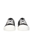 Black Fabric Low Tops