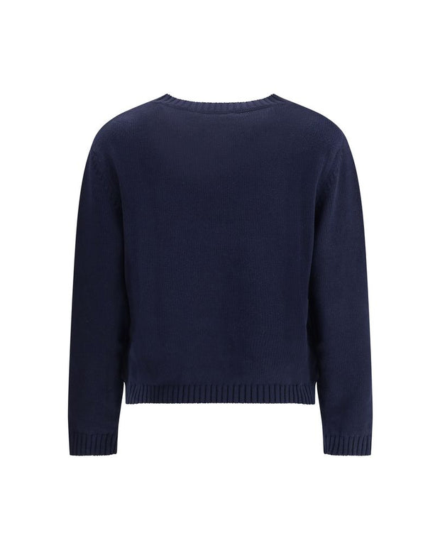 Blue Cotton Sweatshirt