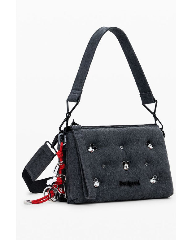 Gray Polyester Women Handbag