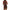 Orange Polyester Women Dress