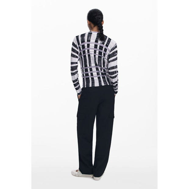 White Viscose Women Sweater