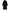 Black Polyester Women Coat