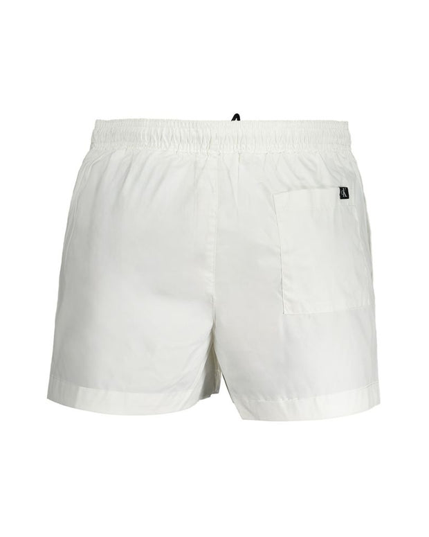White Polyester Swimwear