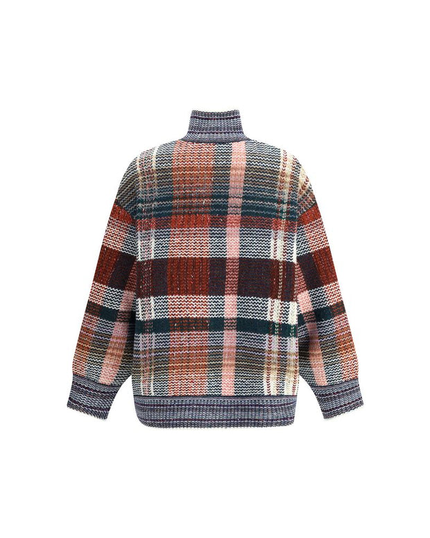 Abstract-print Cardigan