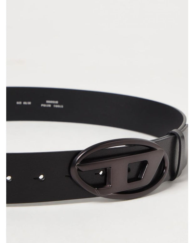 Black Leather Regular Belt