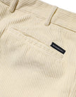 Beige Corduroy Cotton Straight Men Trouser Pants