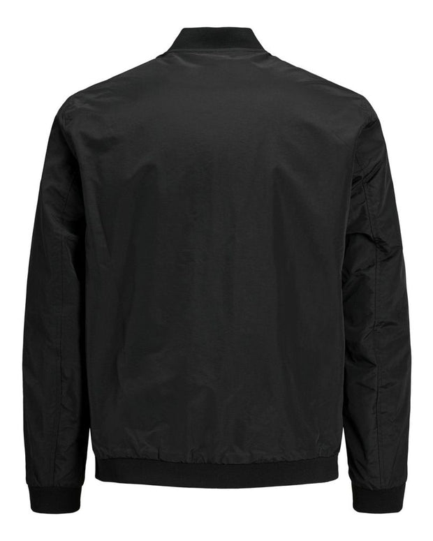 Black Polyester Jackets & Coat