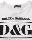 White Logo Camouflage Crew Neck Men T-shirt