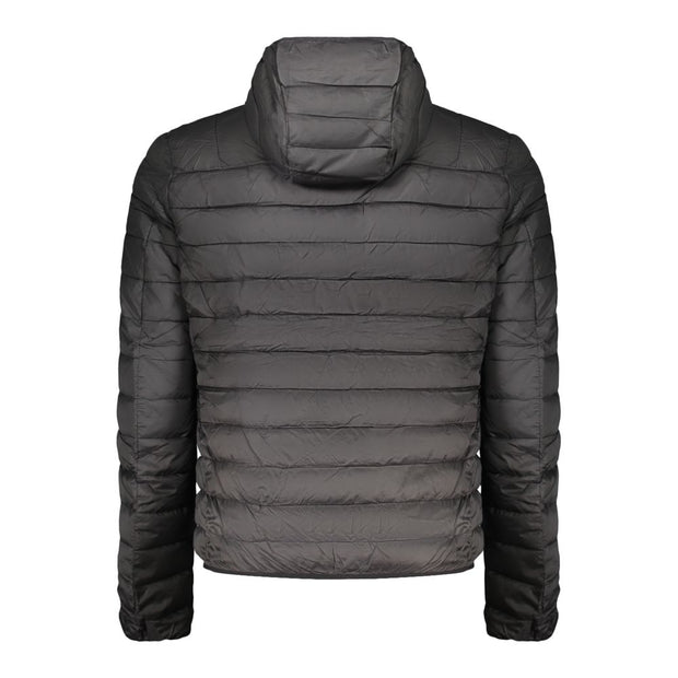Black Polyester Men's Jacket
