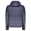 Blue Polyester Men Jacket