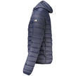 Blue Polyester Men Jacket