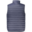 Blue Polyester Men Jacket