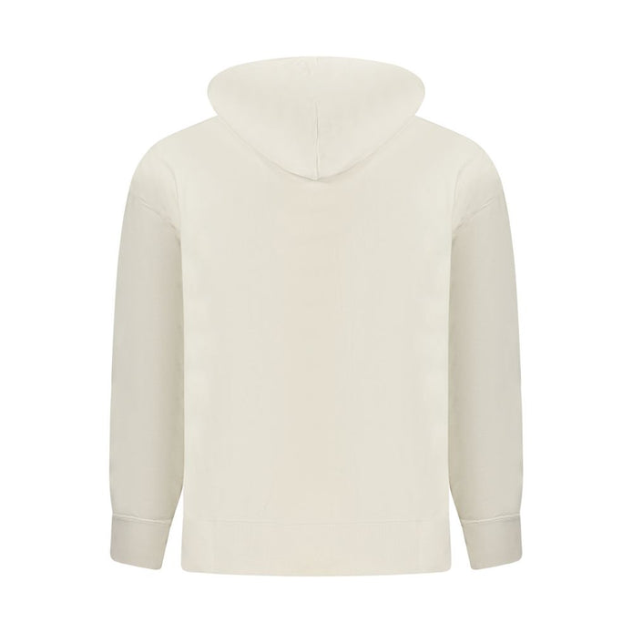 Beige Cotton Men Sweater