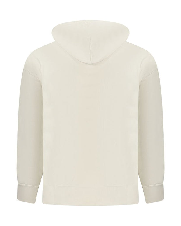 Beige Cotton Men Sweater