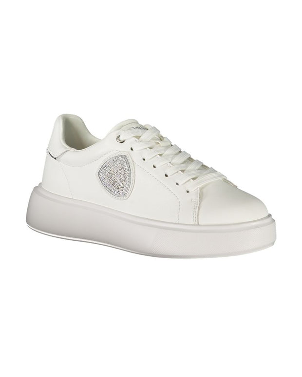 White Leather Women Sneaker
