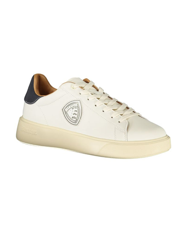 White Leather Men Sneaker