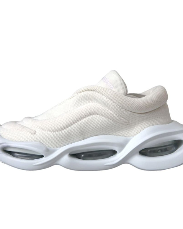 White Polyester Sneaker