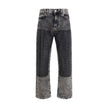Five-pocket Jeans with mini studs