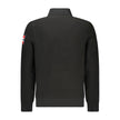 Black Polyester Men Sweater