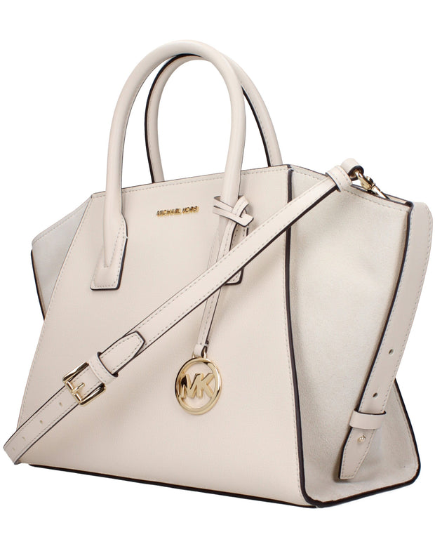 Beige Leather Handbags