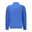 Blue Polyester Men Sweater