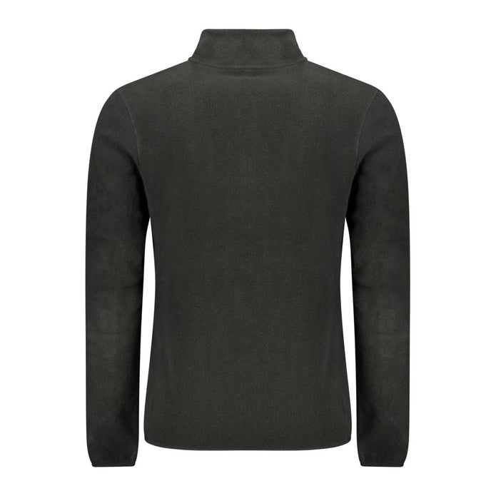 Black Polyester Men Sweater