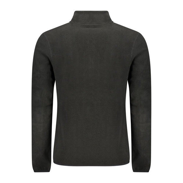 Black Polyester Men Sweater