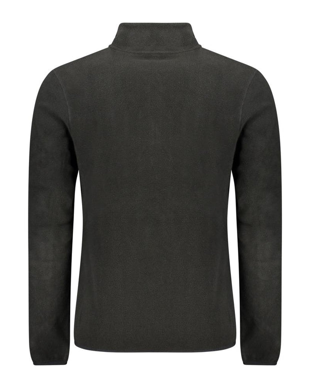 Black Polyester Men Sweater