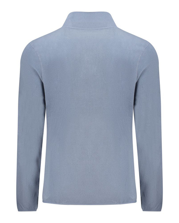 Blue Polyester Men Sweater