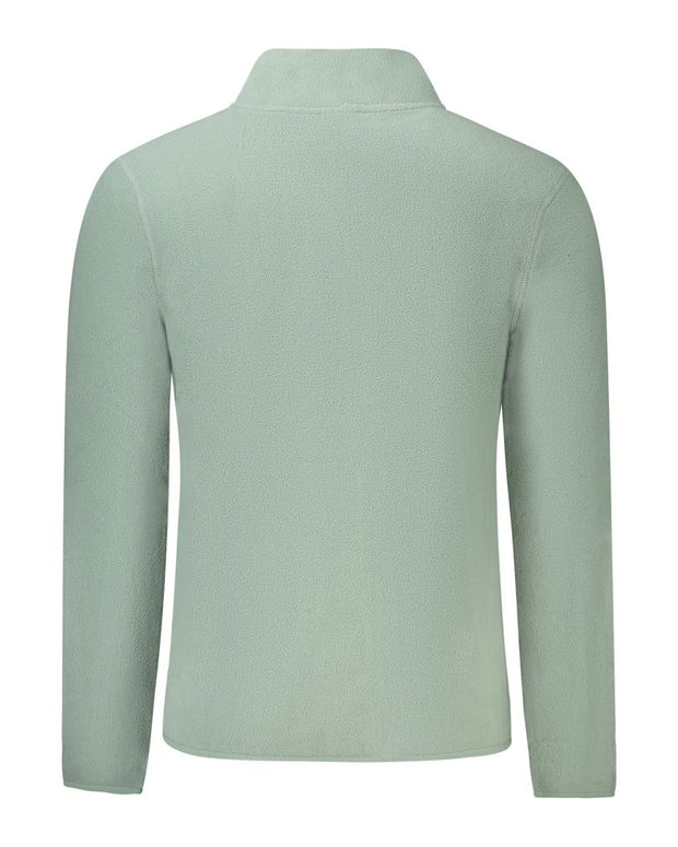 Green Polyester Men Sweater