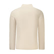 Beige Polyester Men Sweater