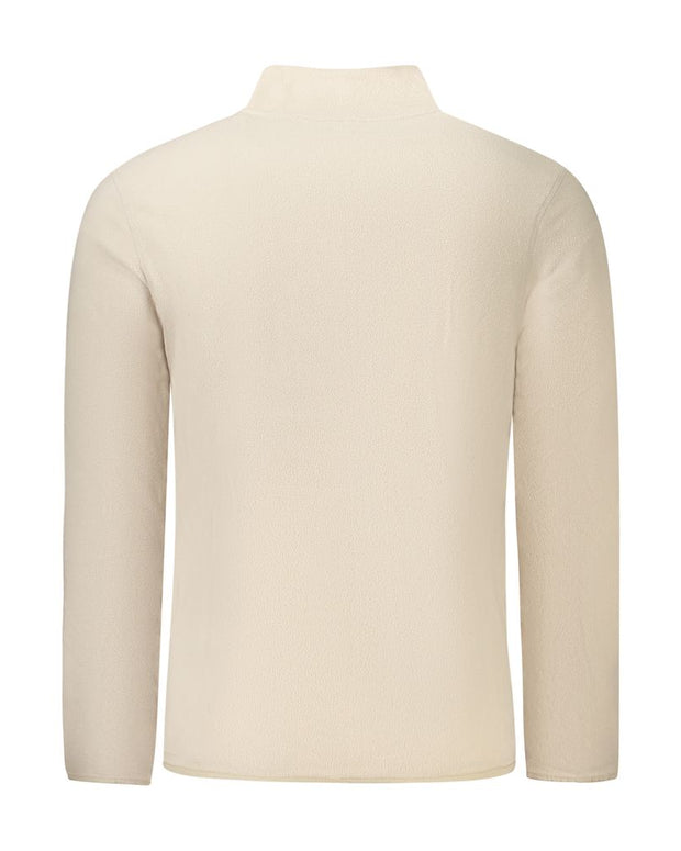 Beige Polyester Men Sweater