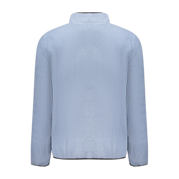 Blue Polyester Men Sweater