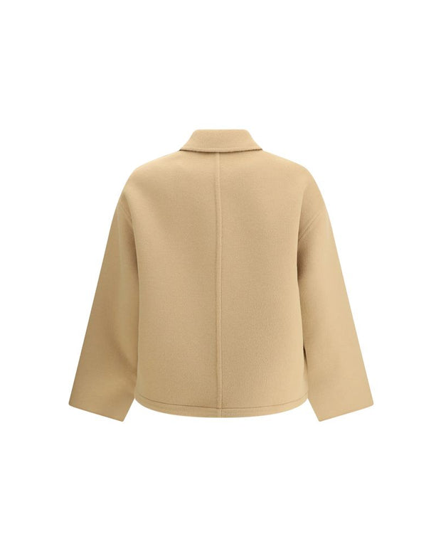 Beige Wool Clothing