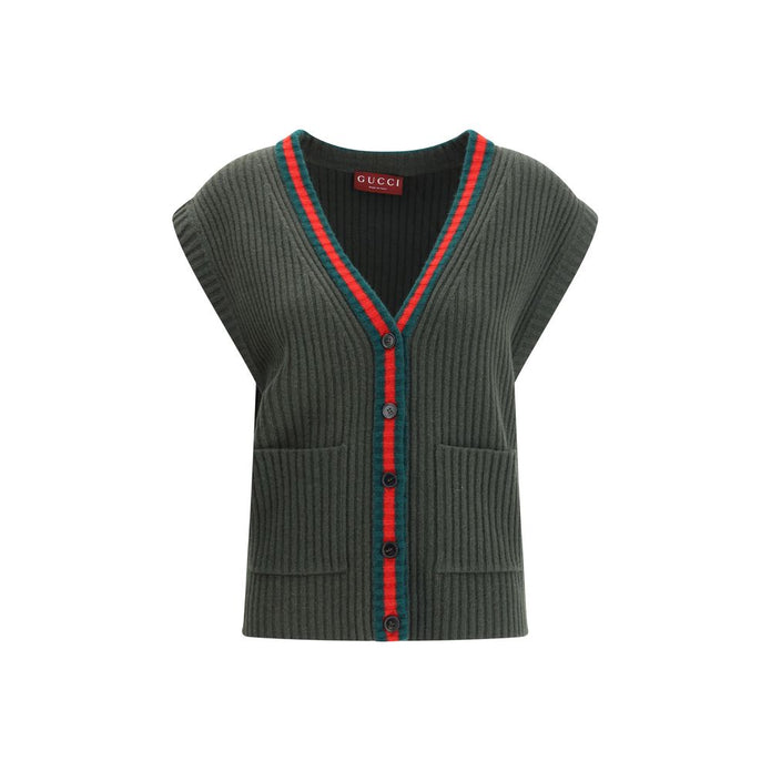 Wool Cardigan Vest