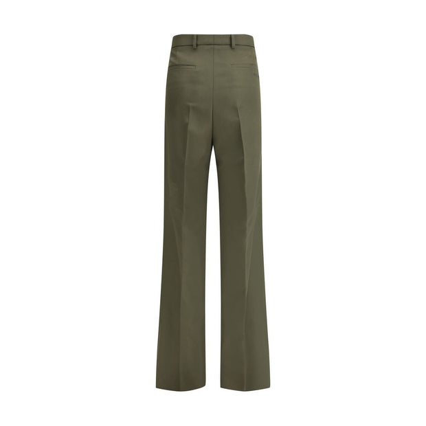 Green Wool Pants