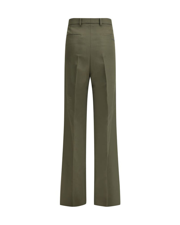 Green Wool Pants