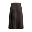 Sunflower Pleated Silk Skirt