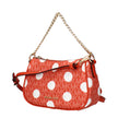 Red Fabric Handbag