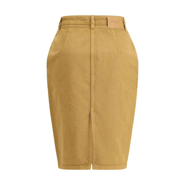 Denim Pencil Skirt
