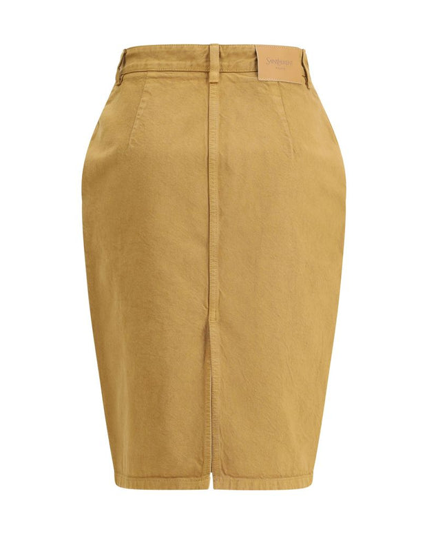 Denim Pencil Skirt