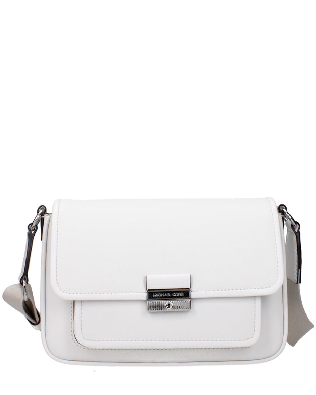 White Leather Crossbody Bag