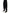 Black Cotton Blend Drawstring Jogger Jogger Pants