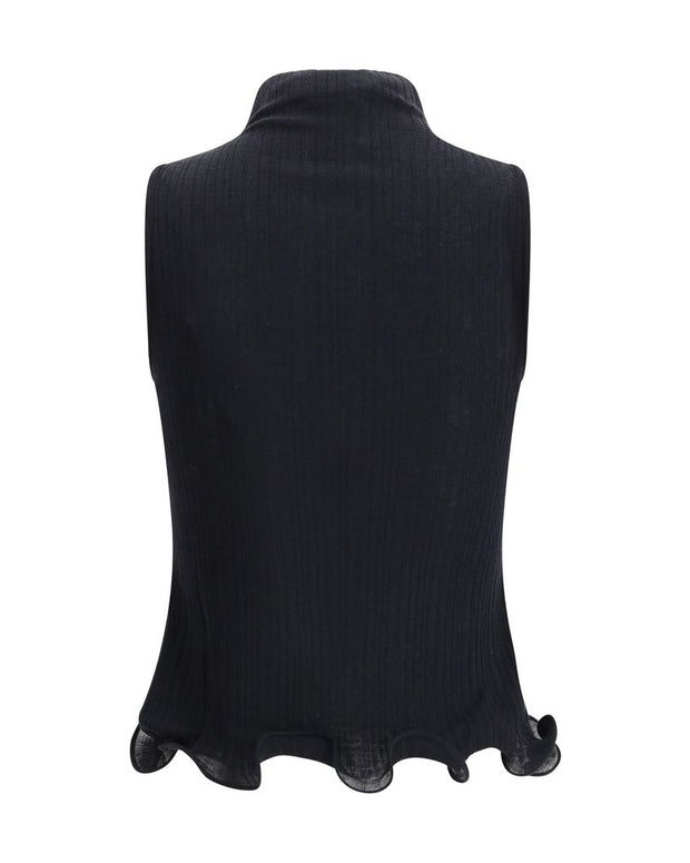 Sleeveless Virgin Wool Top