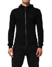 Sweater Black Cotton Hooded Men Sweatshirt Sweater