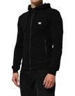 Sweater Black Cotton Hooded Men Sweatshirt Sweater